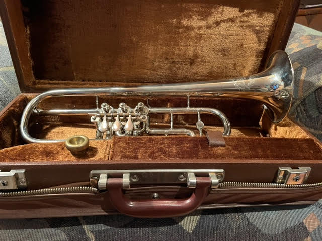 Used B S East German Rotary Trumpet